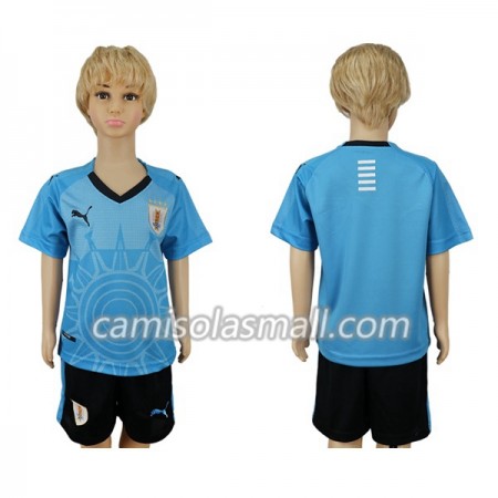 Camisolas Criança Uruguai 1º Equipamento Principal Copa do Mundo 2018 Camisolas Criança Uruguai 1º Equipamento Principal Copa do Mundo 2018